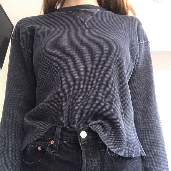 Brandy Melville Tops - Gray long sleeve top